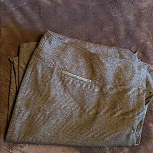NWOT 24 average Lane Bryant brown plaid pants